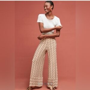 Farm Rio Striped Wide Leg Pants - Palazzo Pants - Anthropology